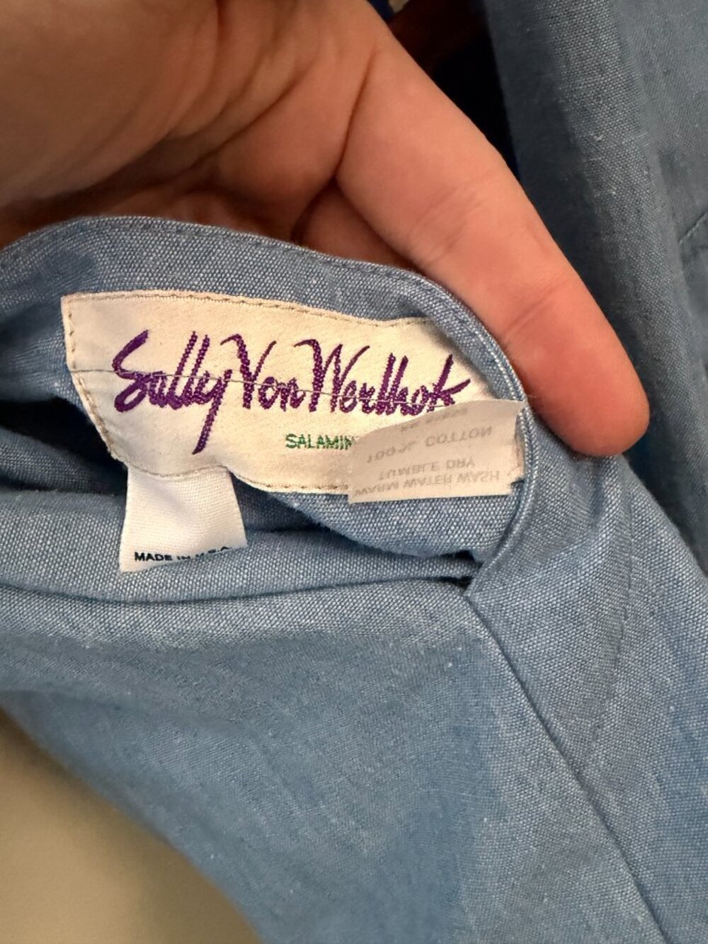 SALLY VAN WERLHOF SALAMANDER REVERSIBLE JACKET - Picture 10 of 10